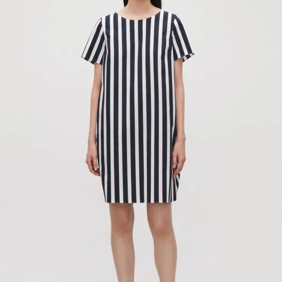 COS - Draped Back Dress - Picture 2 of 6